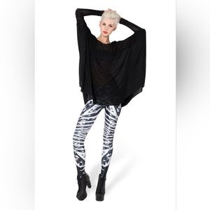 Blackmilk Bone Machine 2.0 Leggings Size: L